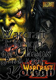 Box art for Warcraft 3: Reign of Chaos Patch 1.24d Korean