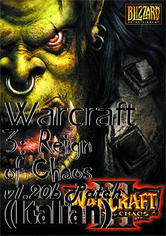 Box art for Warcraft 3: Reign of Chaos v1.20b Patch (Italian)