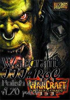 Box art for Warcraft III: RoC Polish retail v1.20 patch