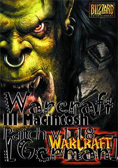 Box art for Warcraft III Macintosh Patch v1.18 [German]