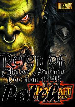 Box art for Reign of Chaos Italian Version 1.14b Patch