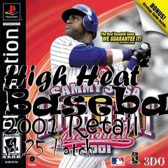 Box art for High Heat Baseball 2001 Retail v1.25 Patch