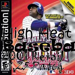 Box art for High Heat Baseball 2001 Retail v1.25 Patch