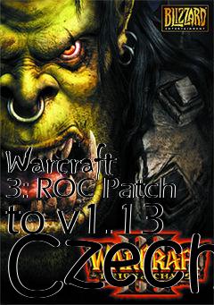 Box art for Warcraft 3: ROC Patch to v1.13 Czech