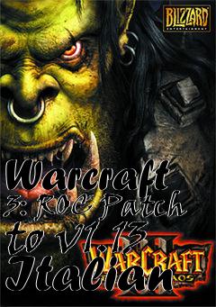 Box art for Warcraft 3: ROC Patch to v1.13 Italian