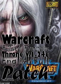 Box art for Warcraft 3 The Frozen Throne v.1.24e English Full Patch