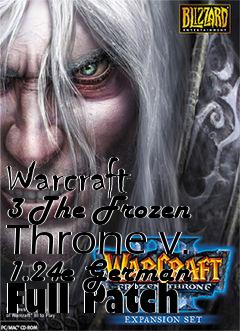 Box art for Warcraft 3 The Frozen Throne v. 1.24e German Full Patch