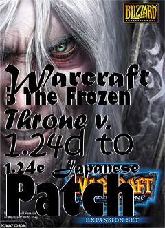 Box art for Warcraft 3 The Frozen Throne v. 1.24d to 1.24e Japanese Patch