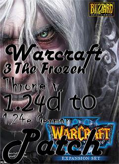 Box art for Warcraft 3 The Frozen Throne v. 1.24d to 1.24e German Patch