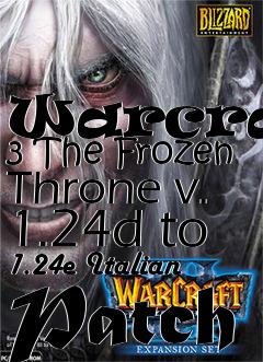 Box art for Warcraft 3 The Frozen Throne v. 1.24d to 1.24e Italian Patch