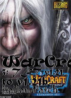 Box art for WarCraft 3: TFT v1.21 to v1.21b Italian Patch