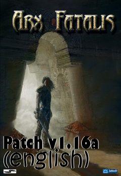 Box art for Patch v1.16a (english)