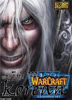 Box art for war3tft 111 korean