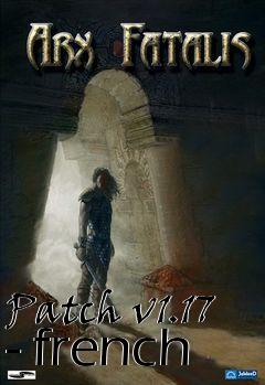 Box art for Patch v1.17 - french