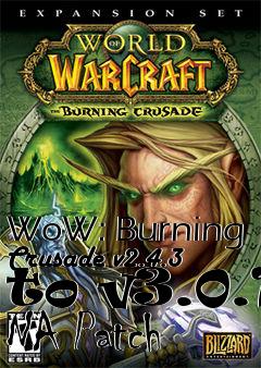 Box art for WoW: Burning Crusade v2.4.3 to v3.0.1 NA Patch