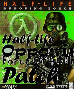 Box art for Half-Life Opposing Force OP4CTF Patch