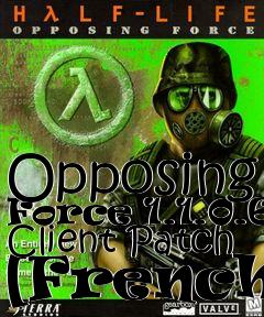 Box art for Opposing Force 1.1.0.6 Client Patch [French]