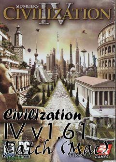 Box art for Civilization IV v1.61 Patch (Mac)