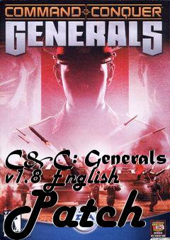 Box art for C&C: Generals v1.8 English Patch