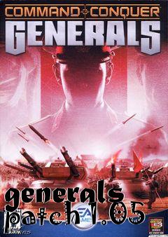 Box art for generals patch 1.05