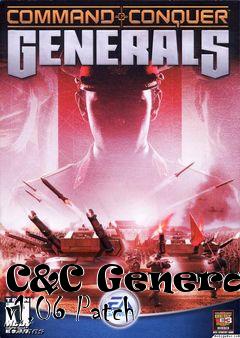 Box art for C&C Generals v1.06 Patch