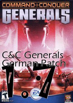 Box art for C&C Generals German Patch 1.7