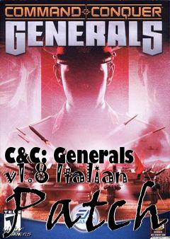 Box art for C&C: Generals v1.8 Italian Patch