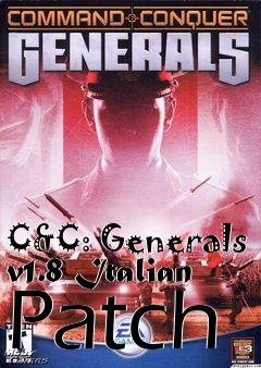 Box art for C&C: Generals v1.8 Italian Patch