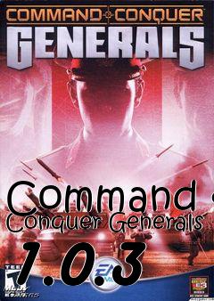 Box art for Command & Conquer Generals 1.0.3