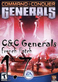 Box art for C&C Generals French Patch 1.7