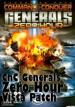 Box art for CnC Generals Zero Hour Vista Patch