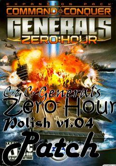 Box art for C&C Generals Zero Hour Polish v1.04 Patch