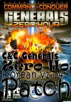 Box art for C&C Generals Zero Hour Korean v1.04 Patch