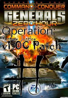 Box art for Operation: Restore Justice v1.0C Patch #1