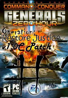 Box art for Operation: Restore Justice v1.0C Patch #1