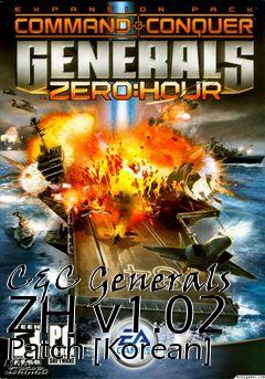 Box art for C&C Generals ZH v1.02 Patch [Korean]