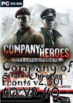 Box art for Company of Heroes: Opposing Fronts v2.301 to v2.40