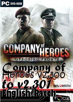 Box art for Company of Heroes v2.300 to v2.301 English Patch