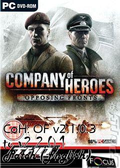 Box art for CoH: OF v2.1.0.3 to v2.2.0.1 Patch (English)