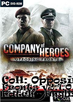 Box art for CoH: Opposing Fronts v2.1.0.2 Patch - English