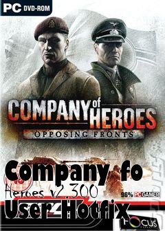 Box art for Company fo Heroes v2.300 User Hotfix