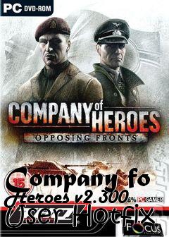 Box art for Company fo Heroes v2.300 User Hotfix