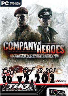 Box art for CoH: OF v2.201 to v2.202 French Patch