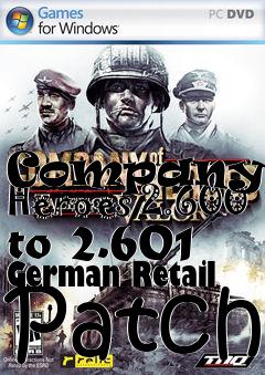 Box art for Company of Heroes 2.600 to 2.601 German Retail Patch