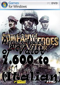 Box art for Company of Heroes: Tales of Valor 2.600 to 2.601 Patch (Italian)