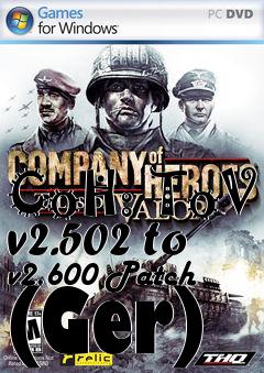 Box art for CoH: ToV v2.502 to v2.600 Patch (Ger)