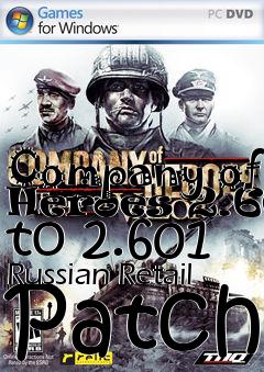 Box art for Company of Heroes 2.600 to 2.601 Russian Retail Patch