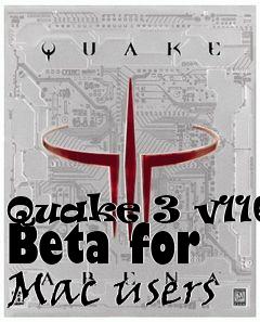 Box art for Quake 3 v116j Beta for Mac users