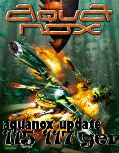 Box art for aquanox update 115 117 ger