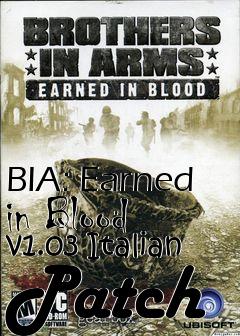 Box art for BIA: Earned in Blood v1.03 Italian Patch